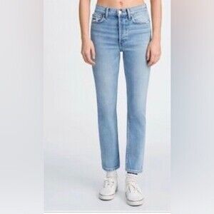 NEW RE/DONE Levi’s 31 Ultra High Rise Ankle Crop Straight Leg Jeans NWT